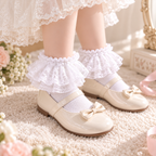 LittleLace™ Ruffle Lace Girls' Socks