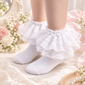 LittleLace™ Ruffle Lace Girls' Socks